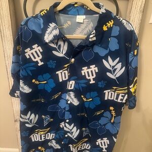 Limited-Edition 2022 UToledo Rockets “Spring Break‎ at Savage” Hawaiian Shirt L
